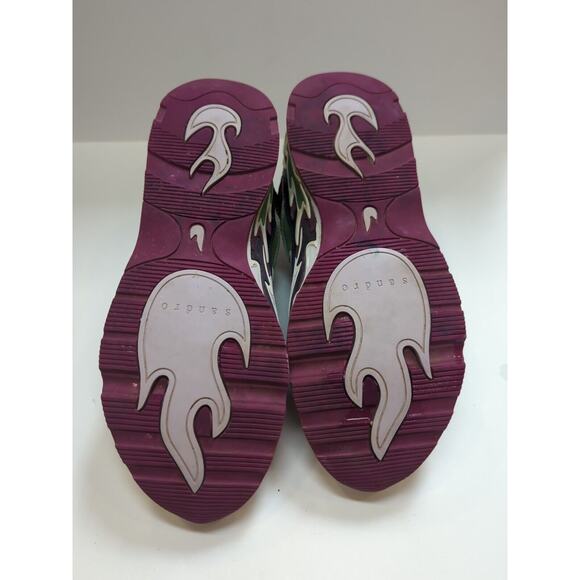 Sandro Paris Women's Sneakers / Trainers FLAME in Purple Size 7.5 - Picture 6 of 10